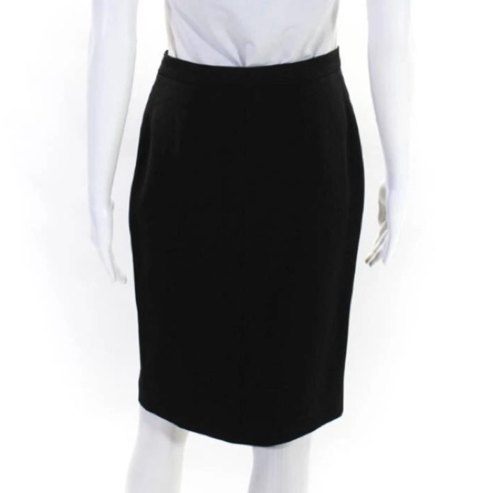 Moschino Black Pencil Skirt Size 6 - Picture 4 of 7